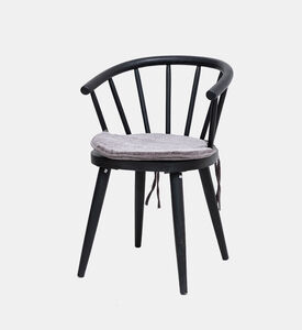 Home Deco and More Augusta Wooden Dining Chair, Natural, 53x48x76-cm, Packshot View