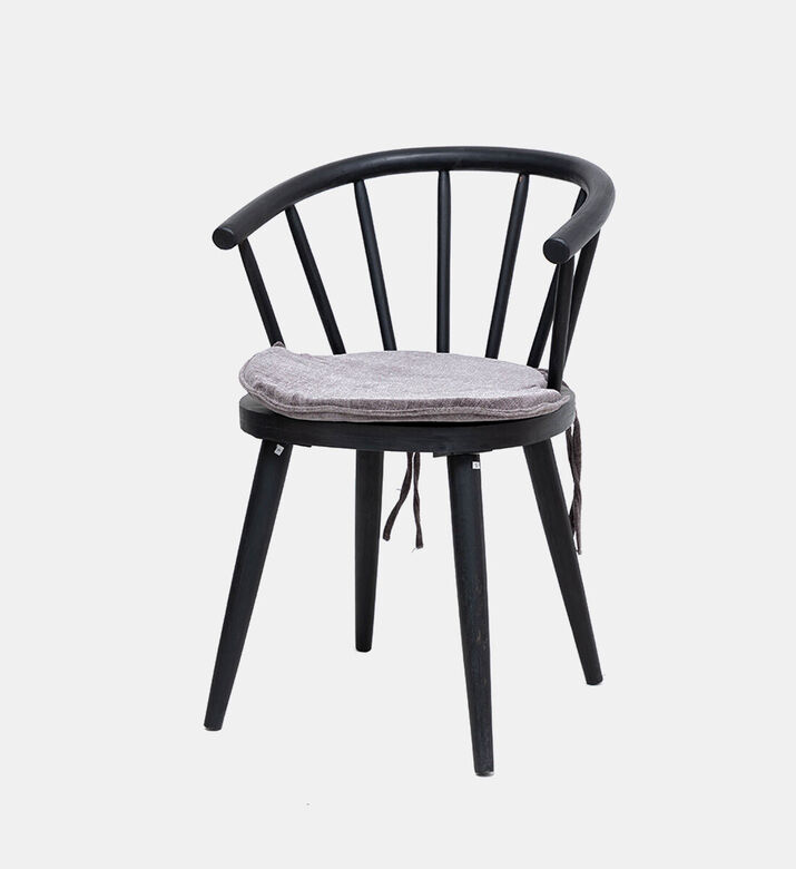 Home Deco and More Augusta Wooden Dining Chair, Natural, 53x48x76-cm, Packshot View