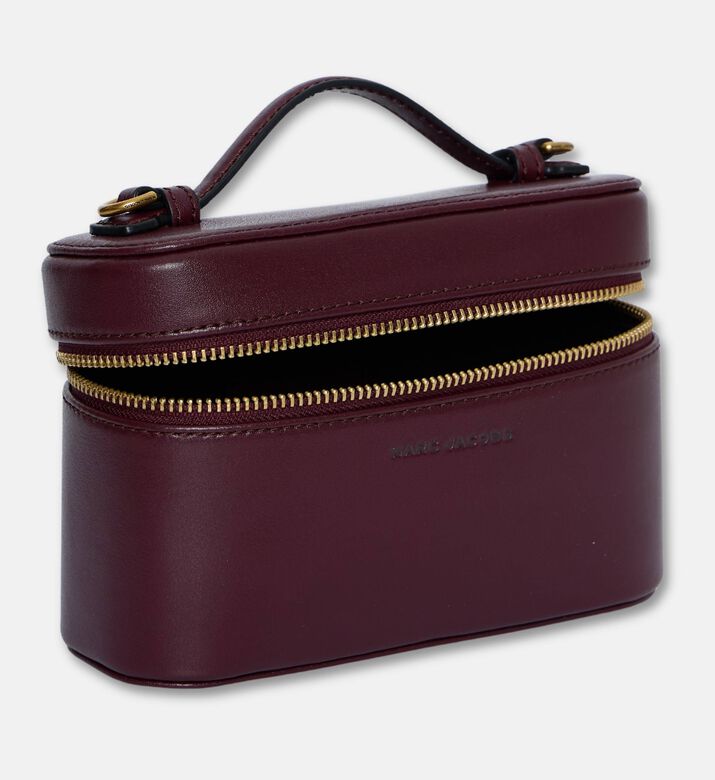 Marc Jacobs Leather Vanity Crossbody Bag, Burgundy, Packshot View