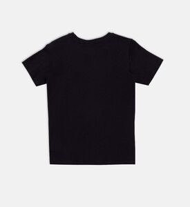 تيشيرت قطن جيرسيه بطبعة شعار