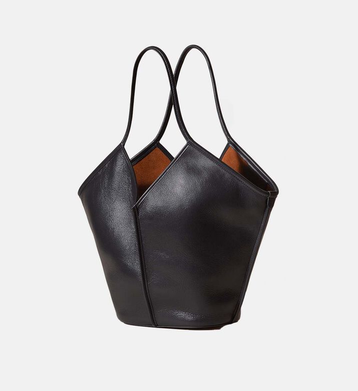 Calella Distressed Calf Leather Tote Bag