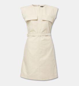 Soeur Flap Pockets Belted Mini Dress, Packshot View