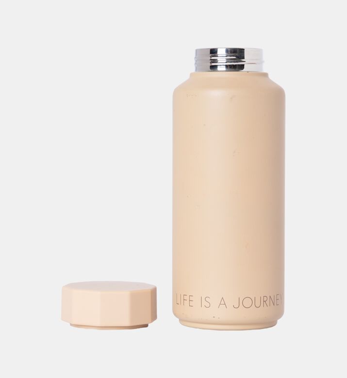 Design Letters Hearts Insulated Thermo Bottle, Beige, Packshot View