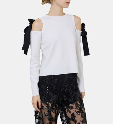 Dara Shoulder Slit Pullover