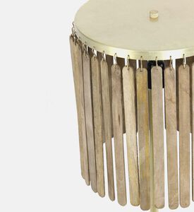 Light and Living Gularo Mango Wood Table Lamp, Packshot View