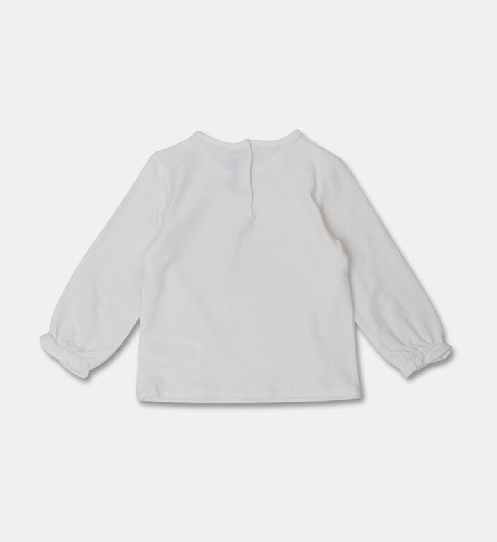 Tartine et Chocolat Long-sleeve-printed T-shirt, Beige, 36m, Packshot View
