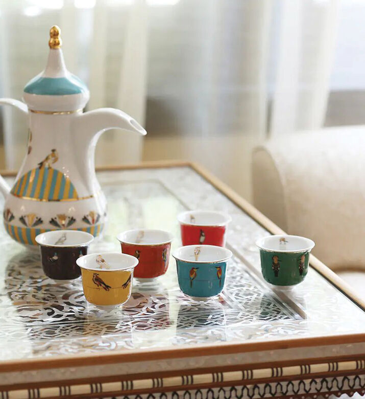 Silsal Gift Box S6 Arabic Coff Cups, Packshot View