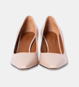 Roberto Festa Tirsa Leather Pointed-toe Pumps, Light-pink, Eu-37, Packshot View