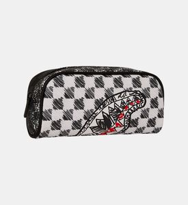 Drip Check Shark Pencil Pouch Drip Check Shark Pencil Pouch