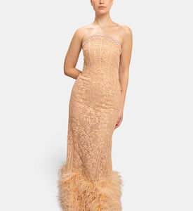 Michael Cinco Long Dress, Model View