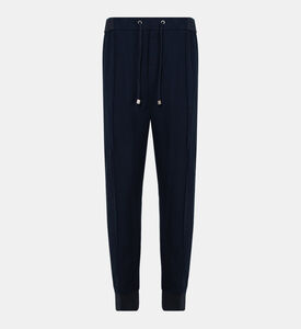 بنطال بطيّات برباط خصر