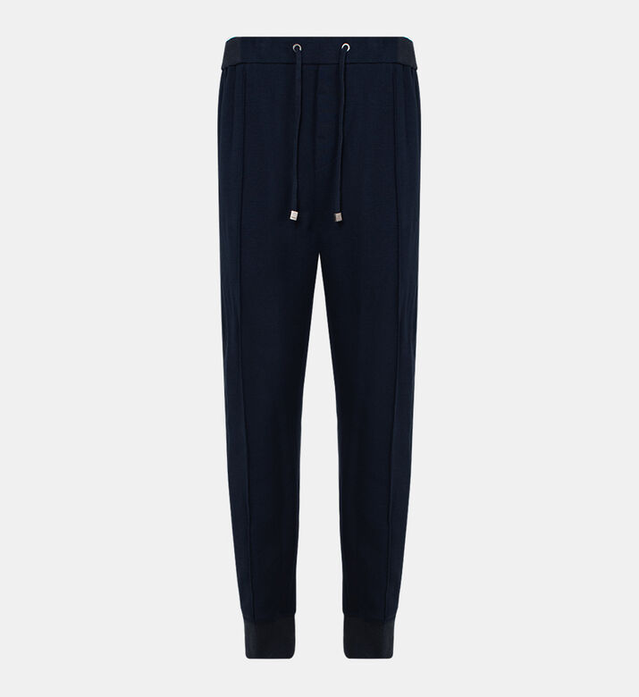 بنطال بطيّات برباط خصر