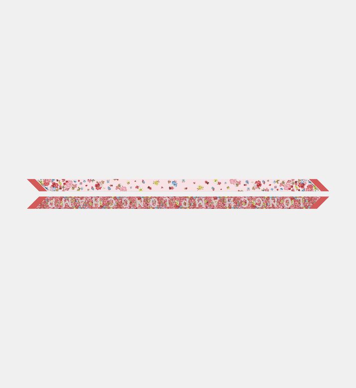 Longchamp Scarf Soie, Dark-red, Packshot View