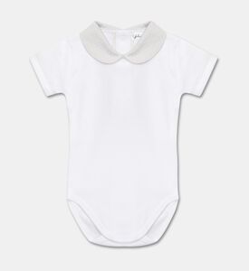 Jules & Juliette Paris Long-sleeve Peter Pan Collar Bodysuit, Packshot View