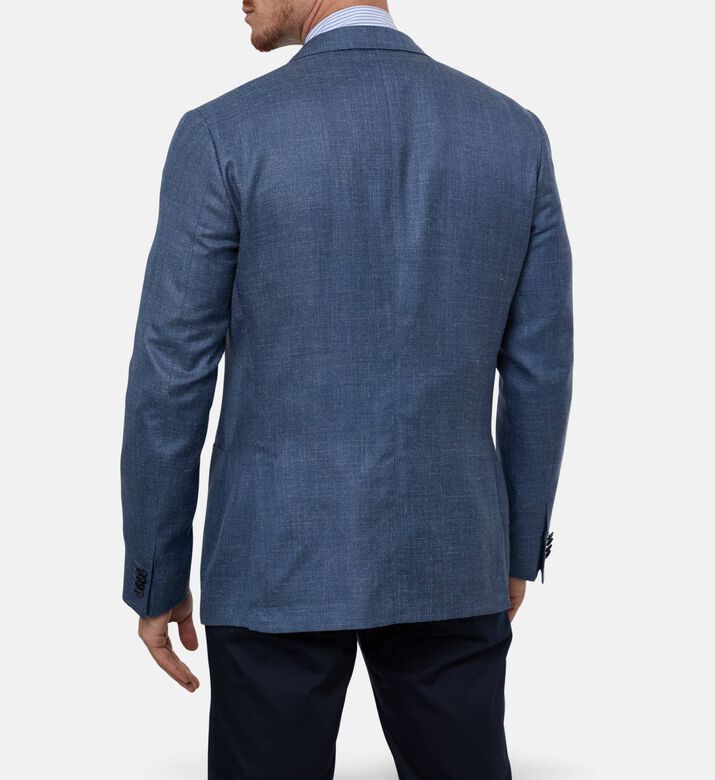 Corneliani Luxury Wool Silk Blazer, Model View