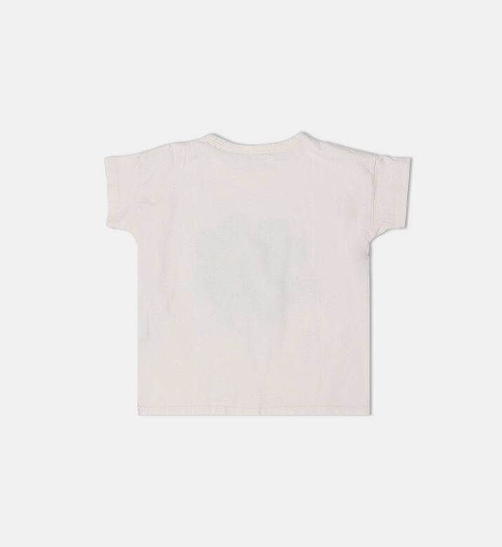 Bobo Choses Four-leaf Clover-print Shoulder Snaps Short-sleeve T-shirt, Packshot View Bobo Choses Four-leaf Clover-print Shoulder Snaps Short-sleeve T-shirt, Packshot View