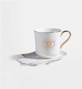 Home Deco and More Eye Cup Hamsa Tray 2-piece Set, Packshot View