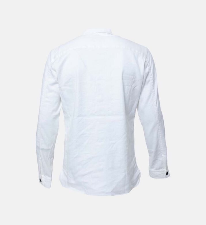 Linen Denim Multi-pocket Over Shirt