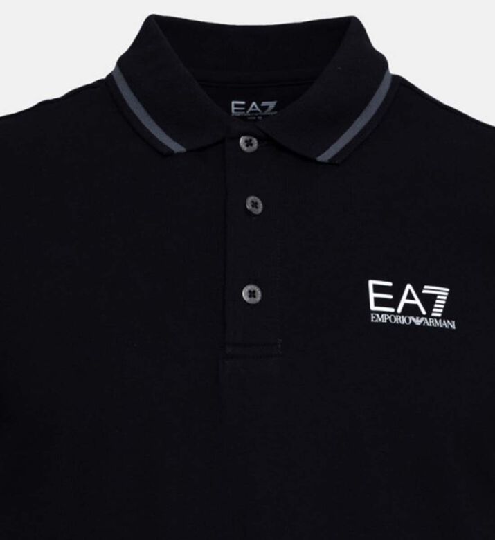 Cotton Logo Embellished Polo Shirt