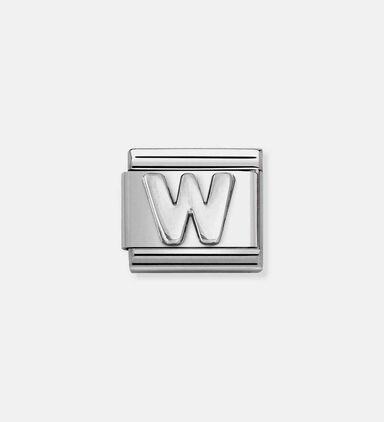 Composable Classic Oxidized W Charm