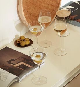 أكواب بورو مارتيني 195 مل شفافة 4 قطع