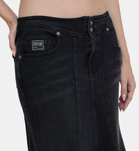 Mermaid Style Long Denim Skirt