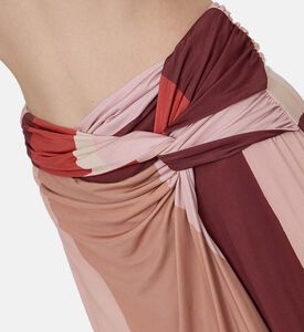 Mely Geometric-print Skirt