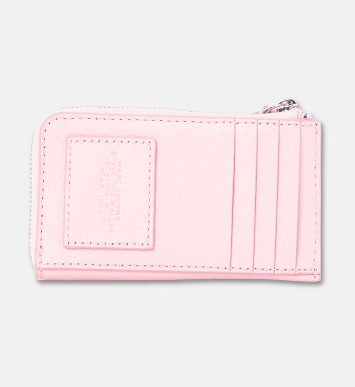 Marc Jacobs Cow Leather Zip Closure Wallet, Pink, Packshot View