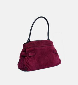Marc Jacobs Suede Top Handle Satchel Bag, Light-violet, Packshot View