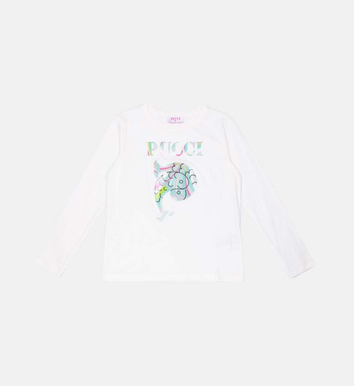 Cotton Colorful Logo-print T-shirt