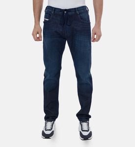 جينز واسع الساق برباط