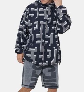 Monogram-print Hooded Windbreaker Monogram-print Hooded Windbreaker