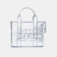 The Small Tote Laminated Leather Bag
