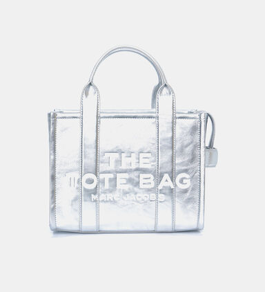 The Small Tote Laminated Leather Bag