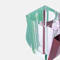 Raleigh Mint Crystal Vase
