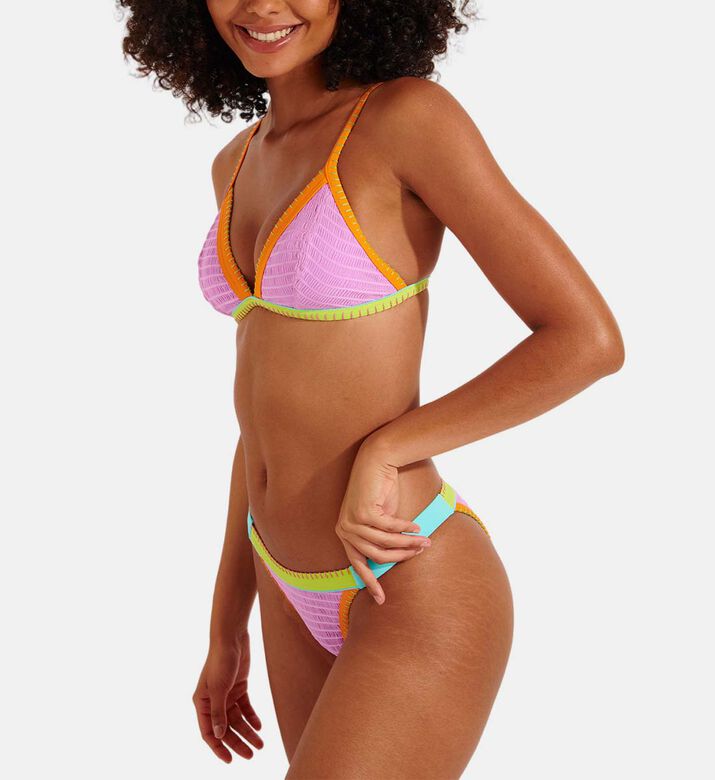 Smocked Triangle Bikini Top