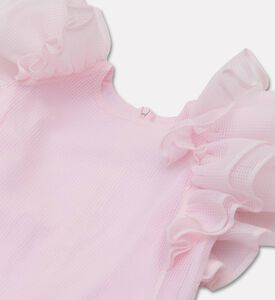 Poca and Poca Oversized Mesh Ruffled Top, Packshot View