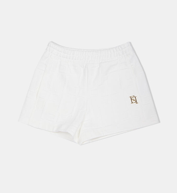 Girl Logo Plaque Jersey Shorts
