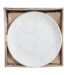 Home Deco and More Graphic Porcelain Presentation Plate - 31 Cm, Packshot View