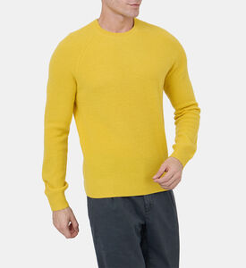 كنزة كشمير بياقة مستديرة