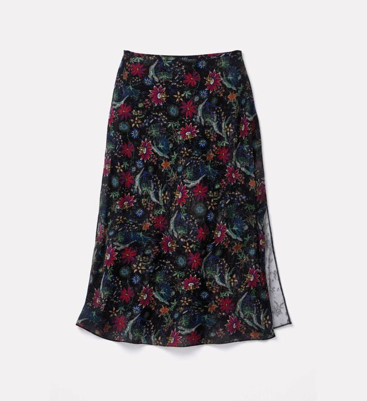 Zadig et Voltaire Jayla All-over Floral-print Skirt, Packshot View
