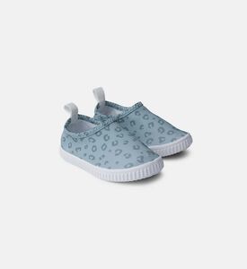 حذاء مائي بطبعة جلد نمر أخضر