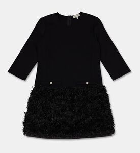 Twinset Three Quarter-sleeve Textured Dress, Packshot View
