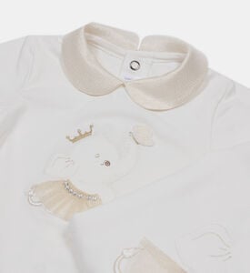 Elephant-design Dungaree 2-piece Set Elephant-design Dungaree 2-piece Set
