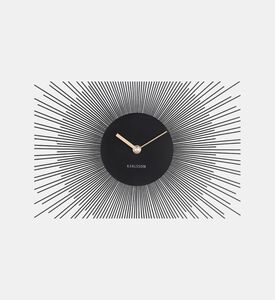 Peony Steel Starburst Wall Clock