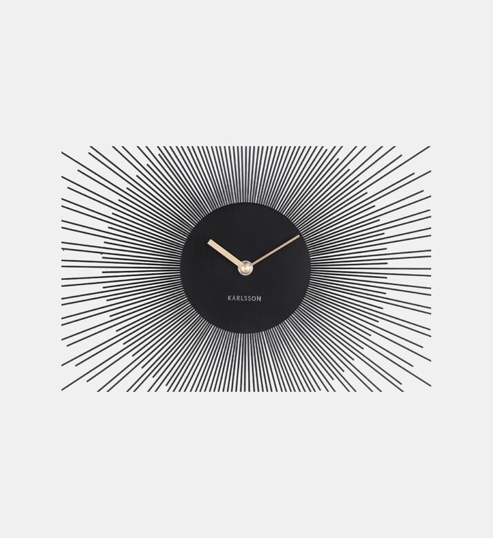 Peony Steel Starburst Wall Clock