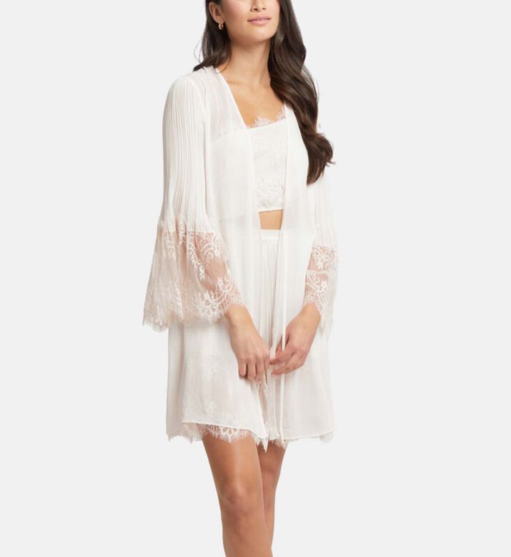 Anniversary Lace Chemise Robe Set