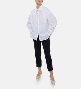Dawei Oversized Long-sleeve Shirt, Model View