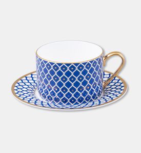 Imperial Cup With Saucer Star, Dark-blue, Packshot View