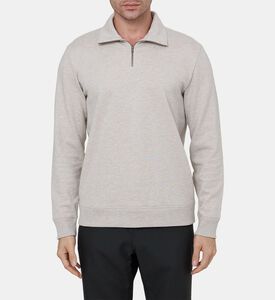 Half-zip Closure Sweatshirt